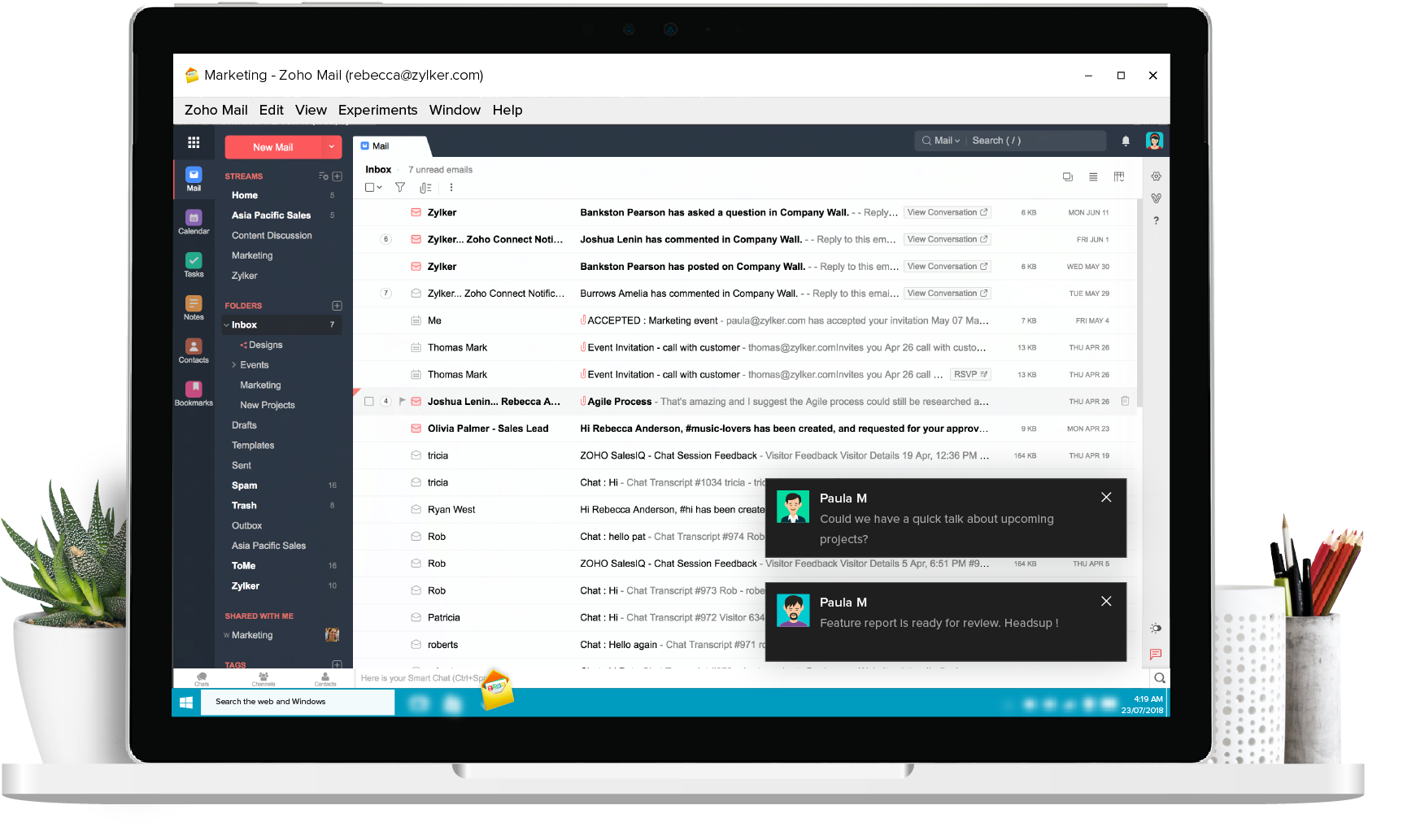 معرفی سرویس ایمیل Zoho Mail و بررسی ویژگیهای آن