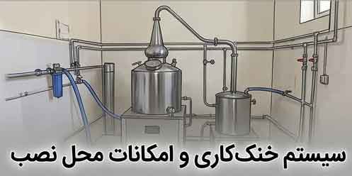 سیستم خنک‌کاری و امکانات محل نصب